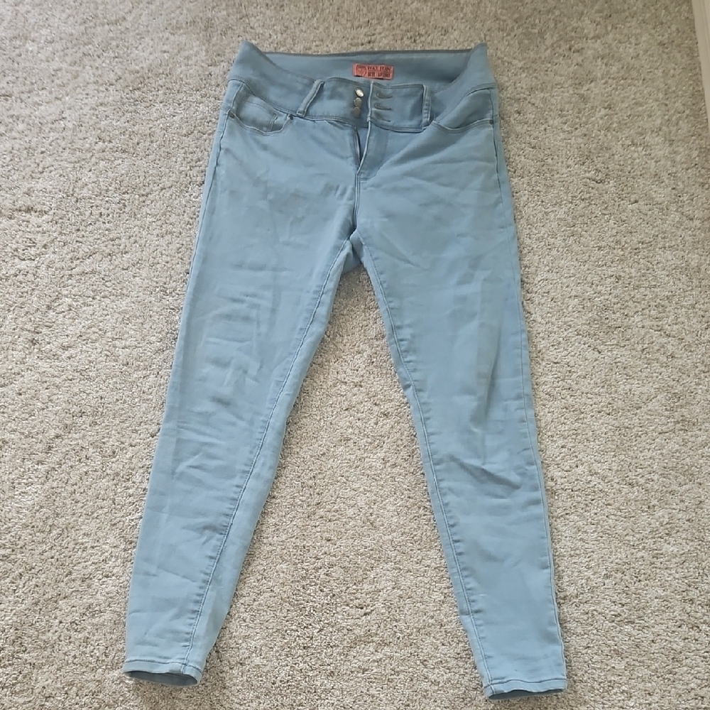 Wax Jean Blue Jeggings Modern Fit